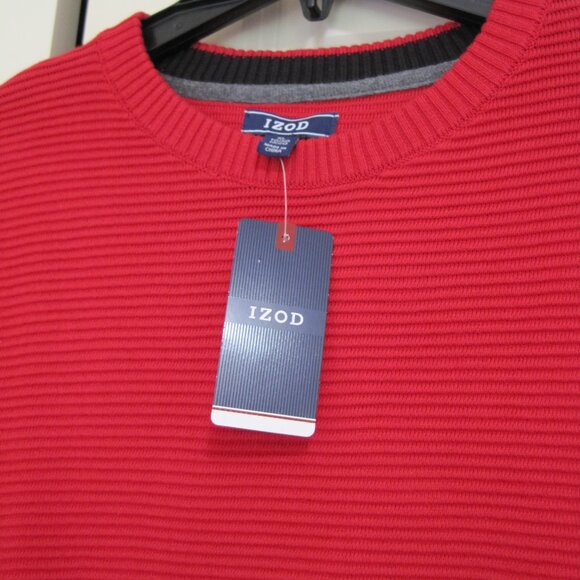 NWT Izod Kids Red crew neck sweater XL boys - Picture 4 of 11